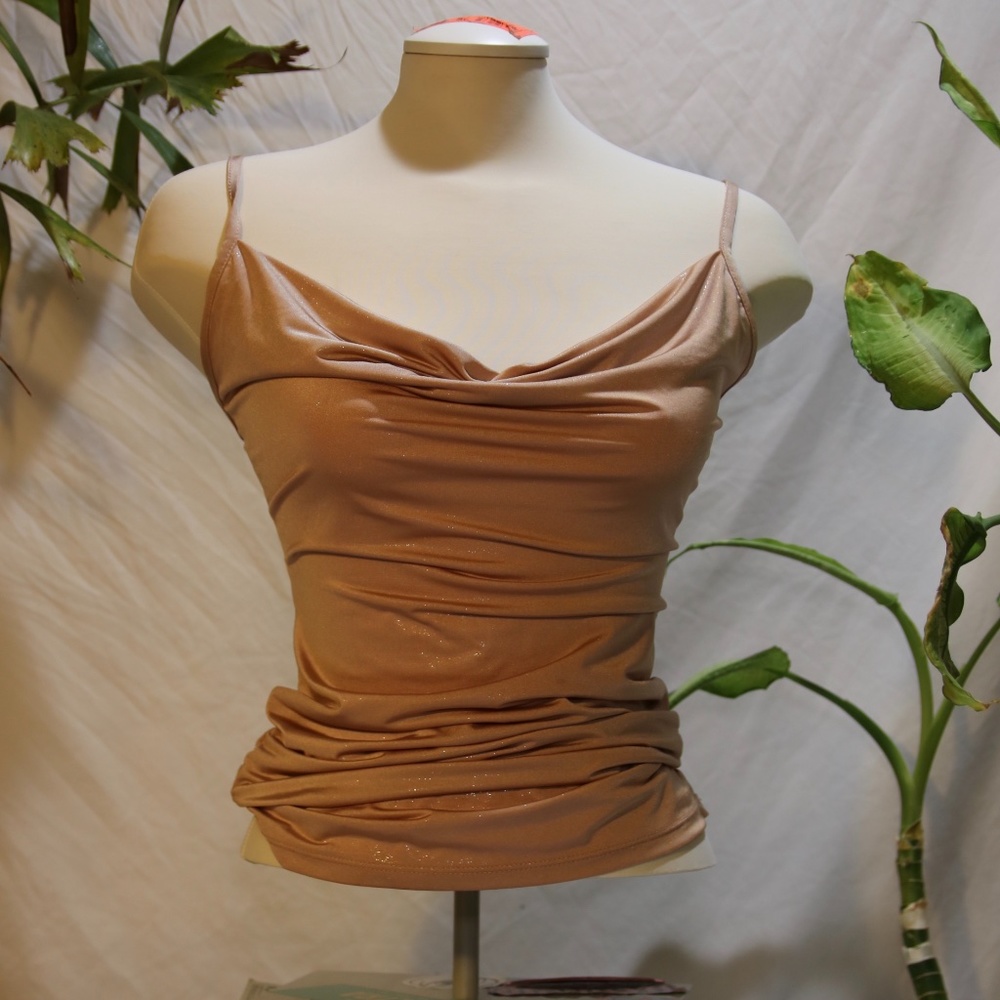 Nude Sparkle Tank Top